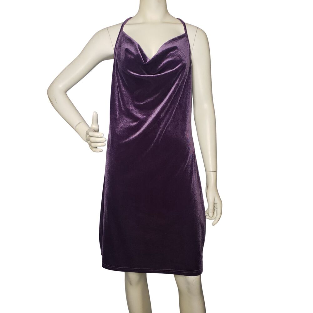 Purple Velour Evening Dress Nightgown Womens Plus Size 4X